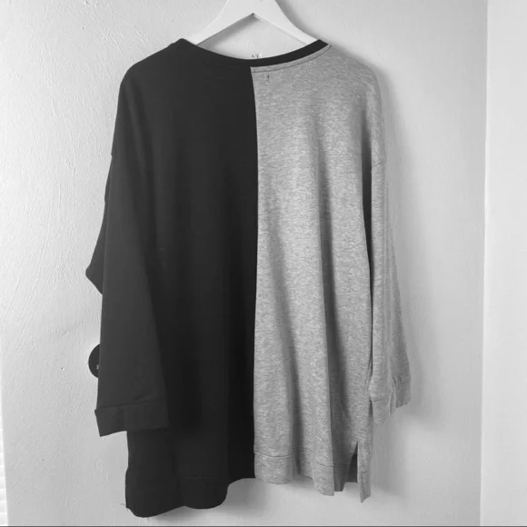 Jolie & Joy Women Black and Gray Color Block Light Weight Sweater.  Sz 3X - Picture 14 of 14